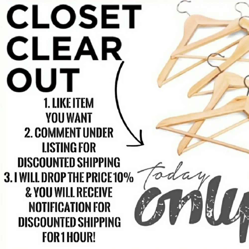 Closet Clear Out Today!